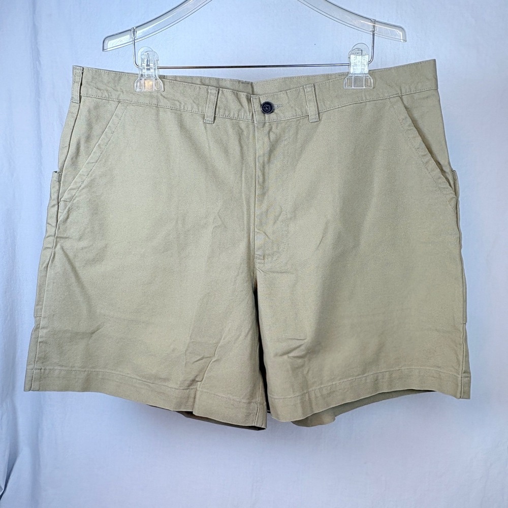 Patagonia Stand Up Shorts Mens 40 Khaki Organic Cotton Canvas Hiking Classic